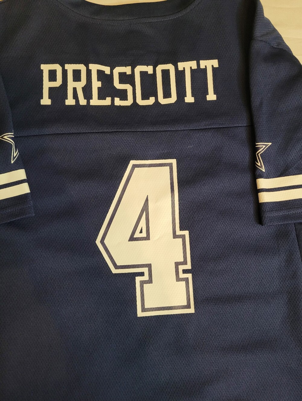 Dak Prescott No.4 Navy Football Jersey - Men